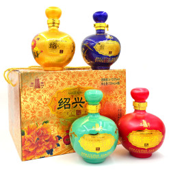 塔牌 绍兴黄酒梅兰竹菊花雕酒 12度 728ml*4坛 礼盒装(低至39.75元/坛) *2件