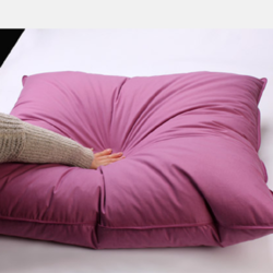 斯诺曼 床品家纺 办公家居车载保暖 羽毛被 羽毛靠垫 抱枕 枕头 小被子 紫色 80*80cm