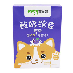 额额狗(eeg)酸奶溶豆 宝宝零食 蓝莓味12g
