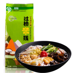 王仁和 江西米粉 过桥米线 1kg 纯大米原料 精选皖南早稻米 细滑爽口柔软鲜香 凉拌砂锅汤炒 *2件