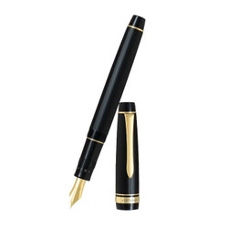 PILOT 百乐 FJ-3MR Justus95 可调软硬笔尖钢笔 14K FM尖 黑色网格纹