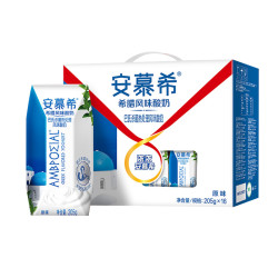 yili 伊利 安慕希希腊风味酸奶原味 205g*16盒