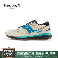 Saucony索康尼 GOLDEN ERA系列AZURA 男子经典休闲复古鞋S70509 卡基-2 41