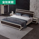 QuanU 全友 125303 现代极简双人床 1.5m+床头柜