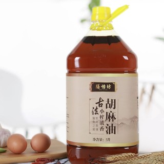 SHANYIFANG 膳怡坊 古法小榨浓香 胡麻油 5L