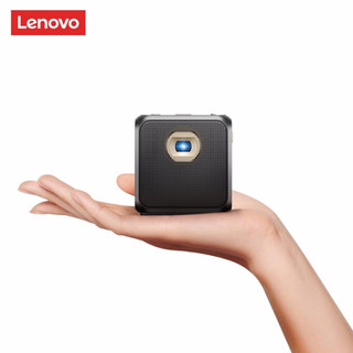 限地区：联想(Lenovo) T3C 投影机 投影仪 家用 便携 高清 兼容1080P 内置音箱 内置电池（黑色）