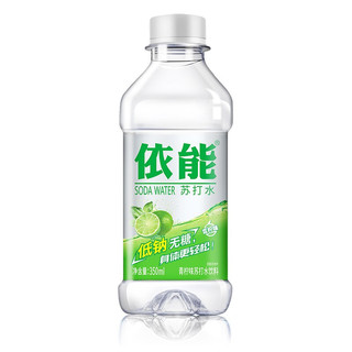 yineng 依能 苏打水饮料 青柠味 350ml*24瓶