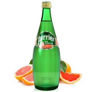 perrier 巴黎水 气泡水 西柚味 750ml*12瓶