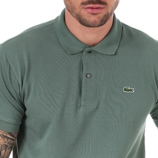 LACOSTE 拉科斯特 男士短袖POLO衫 L1212 灰绿 XL