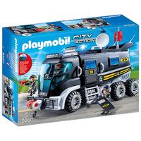 Playmobil City Action SWAT Truck with Working Lights and Sound (9360)