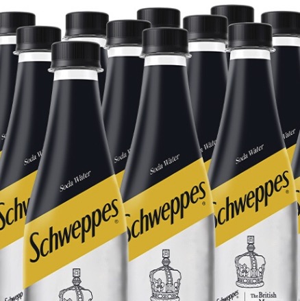 Schweppes 怡泉 可口可乐（Coca-Cola） 怡泉 Schweppes 无糖零卡 苏打水汽水饮料 怡泉原味400ml*12瓶