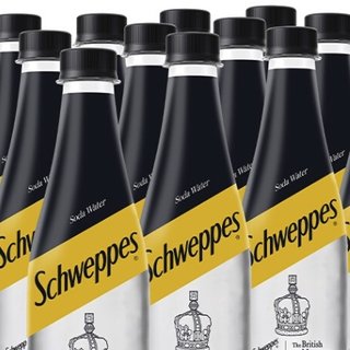 可口可乐（Coca-Cola） 怡泉 Schweppes 无糖零卡 苏打水汽水饮料 怡泉原味400ml*12瓶