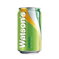 88VIP：watsons 屈臣氏 苏打水香草味330ml*24罐低糖饮料碳酸饮料汽水气泡水整箱