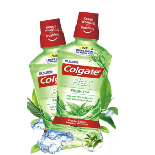 Colgate 高露洁 贝齿清新茶健漱口水500ml×2  赠100ml