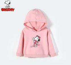 SNOOPY 史努比 女童连帽卫衣