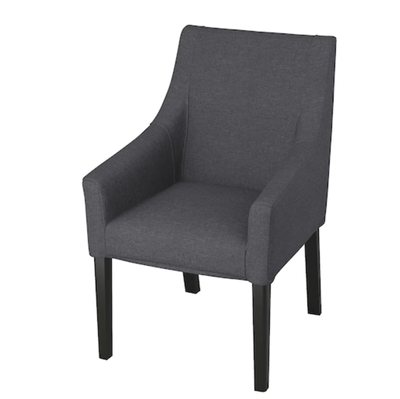 IKEA 宜家 SAKARIAS 萨克利亚 扶手餐椅 深灰色
