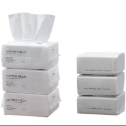 babycare 棉柔巾婴儿干湿两用棉柔巾全棉加厚纯棉柔巾 100抽/包*6连包 200*120mm