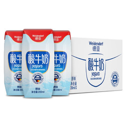 Weidendorf 德亚 酸牛奶 原味 200ml*12盒