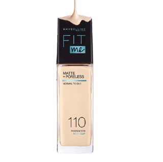 MAYBELLINE 美宝莲 FIT ME系列定制柔雾粉底液 #110亮肤色 30ml