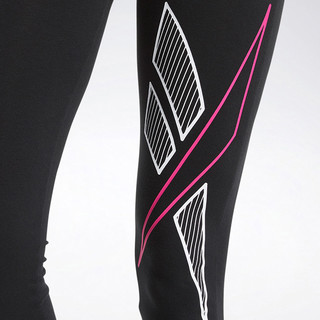 Reebok 锐步 Cl D Big Vector Legging 女子紧身裤 FT8124 黑色 XS