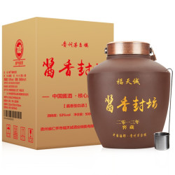 宗家 福天诚 酱香封坛 53%vol 酱香型白酒 2500ml 坛装