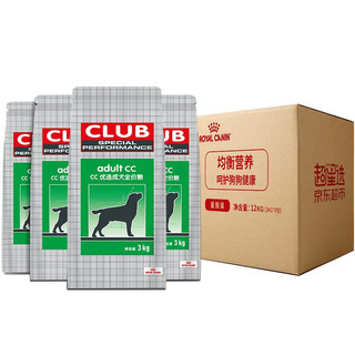 ROYAL CANIN 皇家 CC全犬成犬狗粮 3kg*4袋