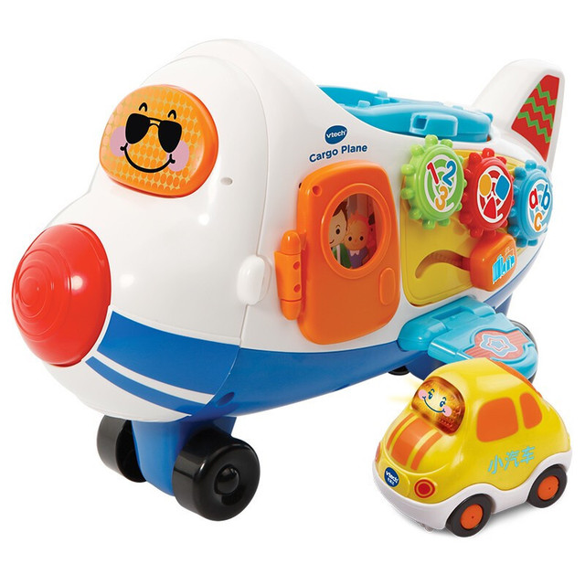 vtech 神奇轨道车系列 大飞机（配小飞机*1 清仓价）