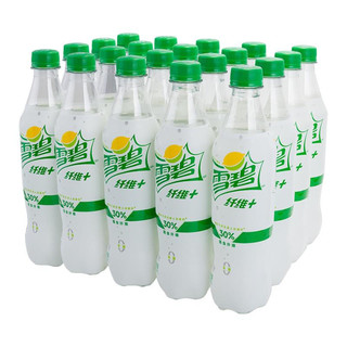 Sprite 雪碧 30%纤维+ 无糖 汽水 柠檬味 500ml*24瓶