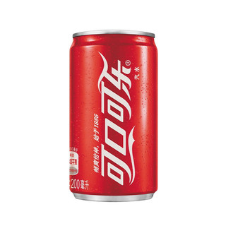 Coca-Cola 可口可乐 汽水 200ml*24听  迷你罐