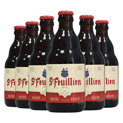 St-Feuillien 圣佛洋 棕啤酒 330ml*6瓶