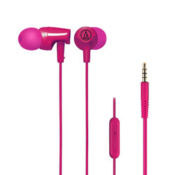 audio-technica 铁三角  ATH-CLR100is 入耳式有线耳机 粉色