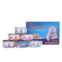 CATIDEA 猫乐适 猫厨系列 猫罐头 泰国进口混合口味85g*12罐