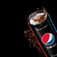 pepsi 百事 可乐 无糖黑罐可乐细长罐 330ml*12罐（新老包装随机发货）