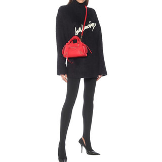 BALENCIAGA/巴黎世家 机车包 Neo Classic 牛皮革手袋 手提包 托特包奢侈品女包 红色
