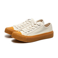 EXCELSIOR 经典款 中性运动帆布鞋 20ES_M6017CV_WG 汽白/焦糖色 37-38