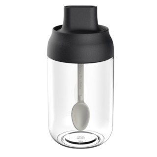newair 维艾 玻璃调料瓶盐罐密封调味瓶调料罐厨房家用勺盖一体调料瓶