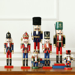 英国胡桃夹子木偶士兵摆件创意房间小摆设家居客厅酒柜圣诞装饰品