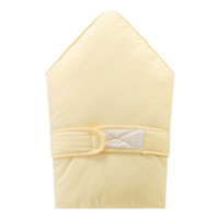 迪士尼 宝宝（Disney Baby）婴儿抱被 秋冬季包被夹棉睡袋四季通用90*90cm 黄色
