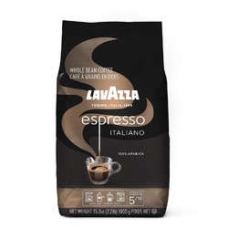 LAVAZZA 拉瓦萨 意式浓缩咖啡豆 中度烘培 2.2磅/1千克袋装