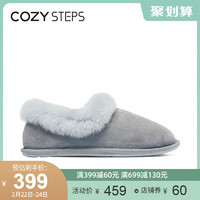 COZY STEPS冬新款雪地靴女羊皮毛一体防水防滑保暖女鞋