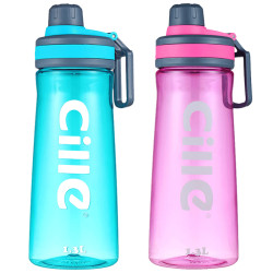 cille 希乐 便携塑料水杯 800ml