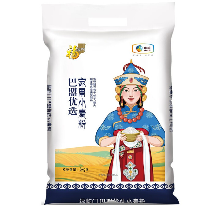 巴盟优选 家用小麦粉 5kg