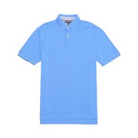TOMMY HILFIGER商务休闲短袖夏季男式Polo衫 XL国际版偏大一码 浅蓝色