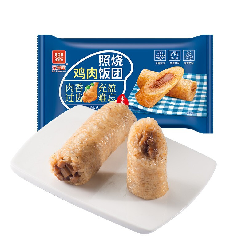 乐肴居 照烧鸡肉饭团 500g