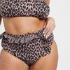 Juicy Couture textured leopard high waist bikini bottoms