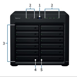 Synology 群晖 DS3617XS 12盘位NAS (D-1527、16GB）