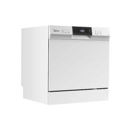 美的W3802H洗碗机全自动家用8套台式嵌入式智能家电消毒刷碗机