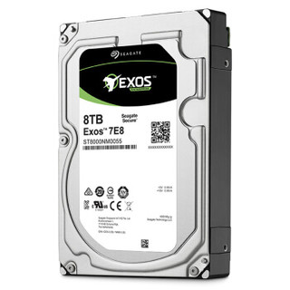 SEAGATE 希捷 银河Exos 7E8系列 3.5英寸企业级硬盘 8TB 256MB ST8000NM001A (7200rpm、CMR)