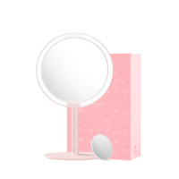 AMIRO MINI系列 AML004 智能LED化妆镜 樱花粉 礼盒版