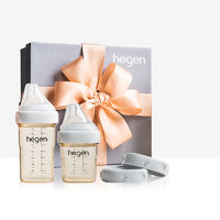 hegen PPSU奶瓶套装 2只装 150ml 0-3月+240ml 3-6月+储存盖 2个